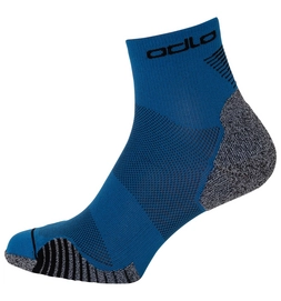 Sokken Odlo Unisex Quarter Ceramicool Run Directoire Blue Black