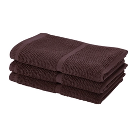 Gastendoek Aquanova Adagio Aubergine (set van 6)