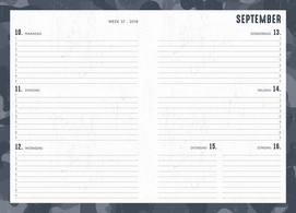 Schoolagenda Urban Jungle (2018/2019)