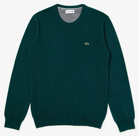 Trui Lacoste Men AH3467 Sweater Crew Neck Beeche Navy Blue