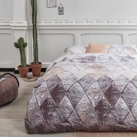 Dekbedovertrek At Home by Beddinghouse Leather Natural Katoen