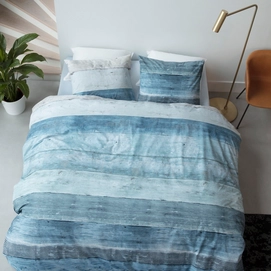 Dekbedovertrek At Home by Beddinghouse Lived Blue Katoen