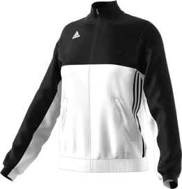 Tennisjacke Adidas T16 Team Schwarz/Weiß Damen