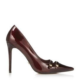 Dune Anchorr Burgundy Patent Lea
