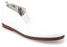 Slipper Flossy Arnedo Canvas Weiß