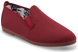 Slipper Flossy Arnedo Canvas Rot/Braun