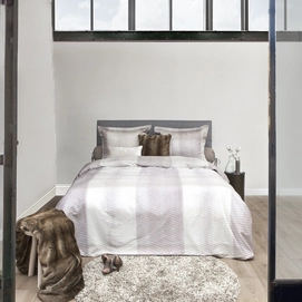 Bettwäsche Heckett & Lane Refined Arras Taupe Mako-Satin