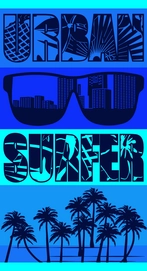 Strandlaken Le Comptoir De La Plage Dayspring Brillant Surfer