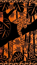 Strandlaken Le Comptoir De La Plage Jungle Leopard