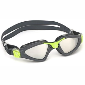 Zwembril Aqua Sphere Kayenne Mirrored Lens Grey/Lime 2021