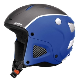 Skihelm Alpina Attelas Blue Titan Matt
