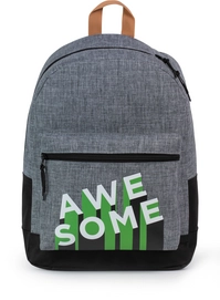 Rucksack Awesome Boys Grey Letters