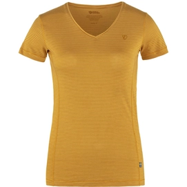 T-Shirt Fjällräven Abisko Cool Mustard Yellow Damen