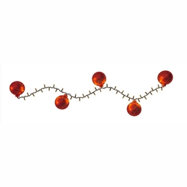 Weihnachtsbeleuchtung Christmas United 2 in 1 Decoration L 550 LED Cranberry Red