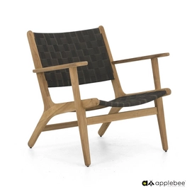 Lounge-Sessel Applebee Luc Lounge Arm Chair 78 Natural Charcoal