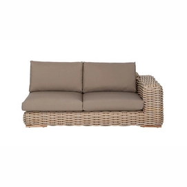 Lounge-Set Applebee FFF Lounge Sofa Links 200 Wicker Silk Taupe