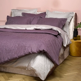 Dekbedovertrek De Witte Lietaer Azalea Black Plum Satijn
