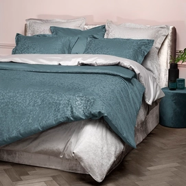 Dekbedovertrek De Witte Lietaer Azalea Blue Mirage Satijn