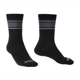 Socken Bridgedale Everyday Merino Endurance Black Light Grey Unisex-Schuhgröße 40 - 43