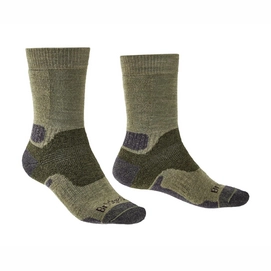 Socks Bridgedale Unisex Hike Midweight Merino Endurance Green-Shoe Size 3.5 - 6
