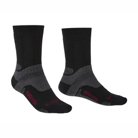 Socks Bridgedale Unisex Hike Midweight Merino Endurance Black-Shoe Size 3.5 - 6
