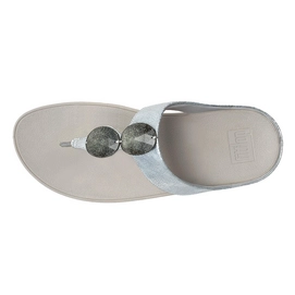 Slipper FitFlop Pierra™ Leather Silver