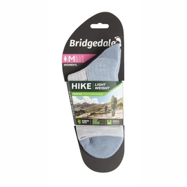 Sok Bridgedale Women Hike Lightweight Merino Endurance Ankle Grey Smoky Blue