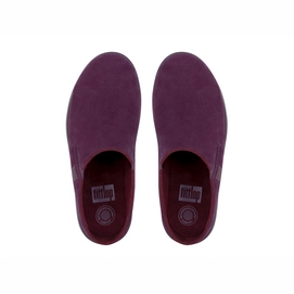 Clog FitFlop Loaff™ Suede Deep Plum