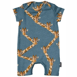 Playsuit SNURK Babys Giraffe Blue