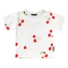 T-Shirt SNURK Baby Cherries Blanc