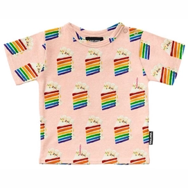 T-Shirt SNURK Baby Rainbow Cake-Maat 56