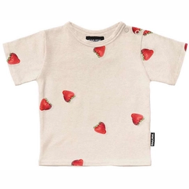 T-Shirt SNURK Baby Strawberries-Maat 56