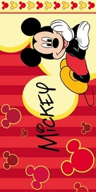 Strandlaken Mickey Mouse Lines