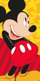Strandlaken Mickey Mouse Pockets