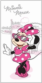 Strandlaken Minnie Mouse Shopping
