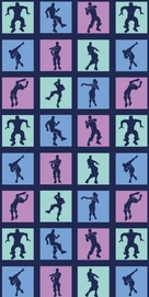Strandlaken Fortnite Dance Blocks