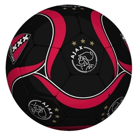 Voetbal Ajax Logo & Wapen Zwart Leer