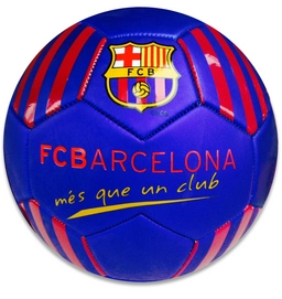 Voetbal Barcelona Metallic Logo Blauw Leer