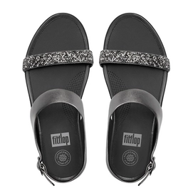 Sandaal FitFlop Banda™ Roxy Sandal Leather Pewter