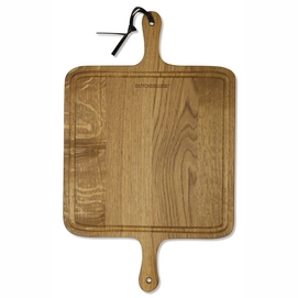 Bread Board Dutchdeluxes BBQ XL Square Oiled Smoked Oak