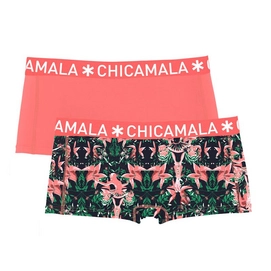 Boxershorts Muchachomalo Girls Print Pink (2-teilig)