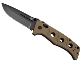 Vouwmes Sibert Adamas Sand PE Bruin Benchmade