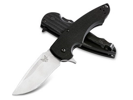 Vouwmes Precinct Flipper Zwart Benchmade