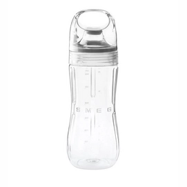 Bouteille Bottle-To-Go Avec Lame en Acier Inoxydable Smeg 50 Style Transparent