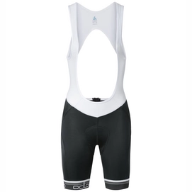 Fahrradhose Odlo Short Suspenders Flash X Black Graphite Grey Damen-XXL