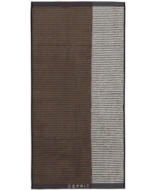 Serviette de Douche Esprit Bloki Black Brown Oatmeal