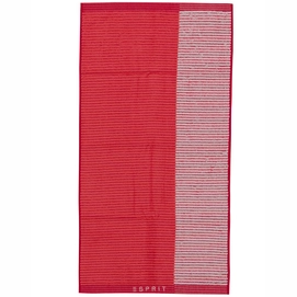 Douchelaken Esprit Bloki Red Cayenne Rose