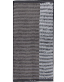 Serviette de Douche Esprit Bloki Black Grey Silver