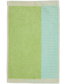 Gastendoek Esprit Bloki Oatmeal Lime Blue