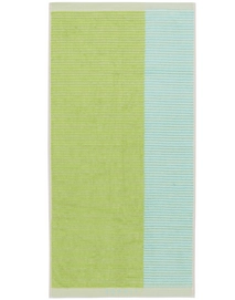 Serviette de Toilette Esprit Bloki Oatmeal Lime Blue